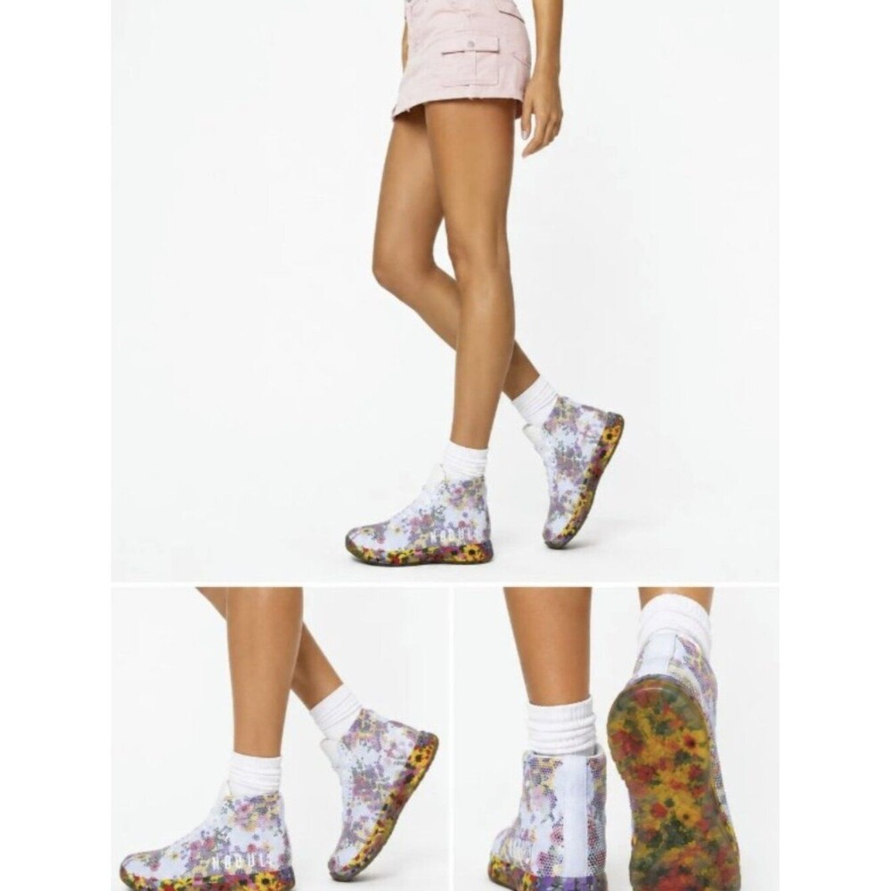 NWT NoBull Super Blossom Floral High Top Sneakers Size 6